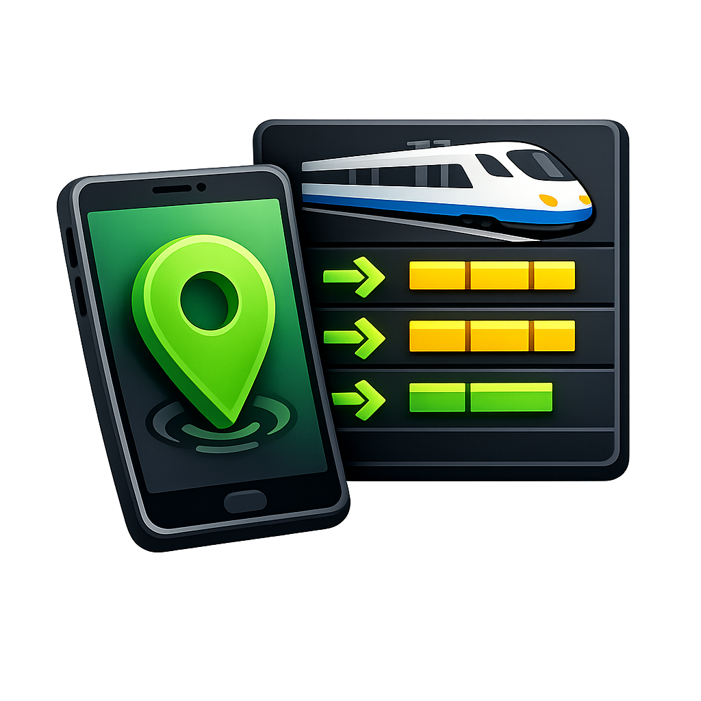 Next Trains app hero artwork