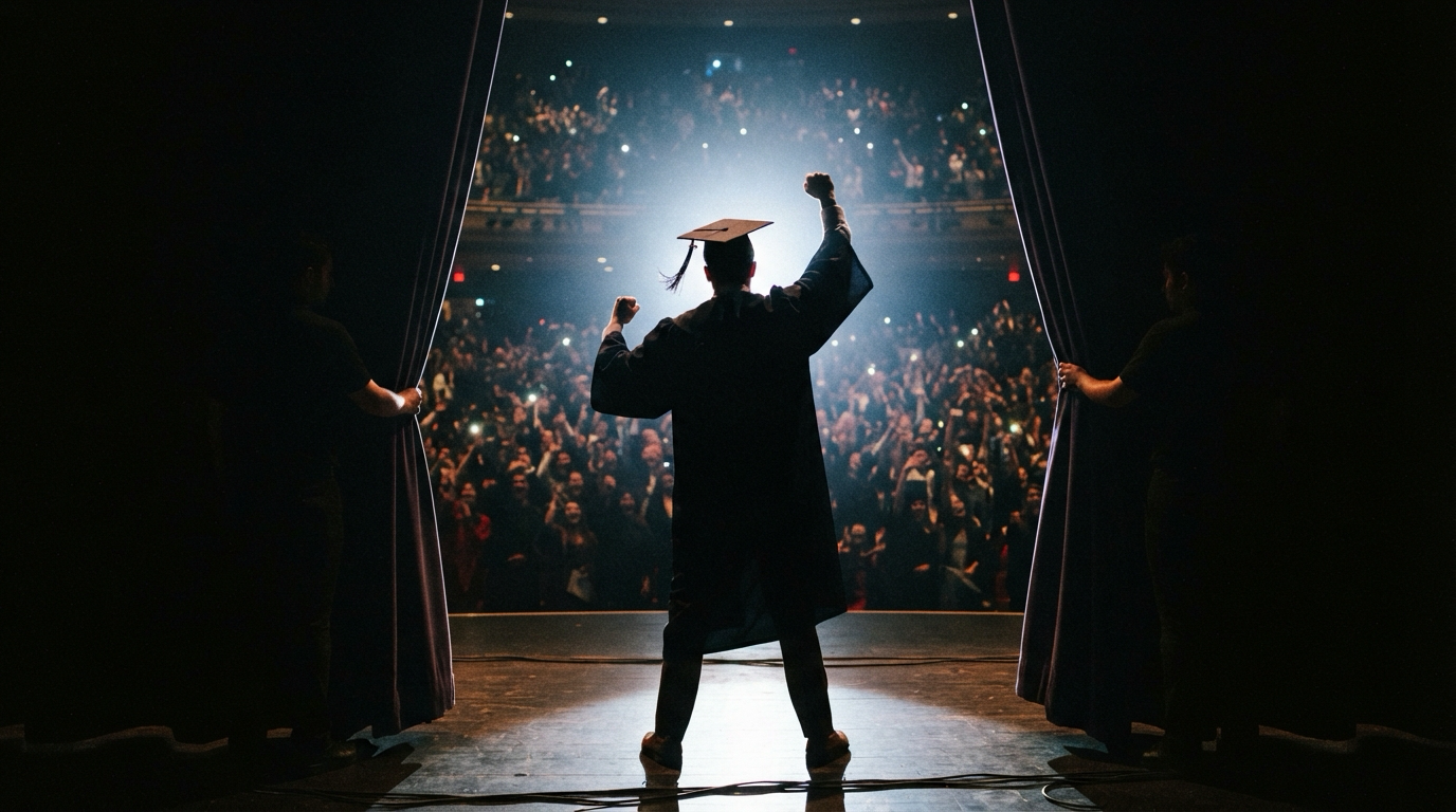 In the wings of graduation